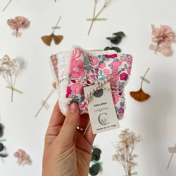 Betsy rose + broderie anglaise + vichy rose