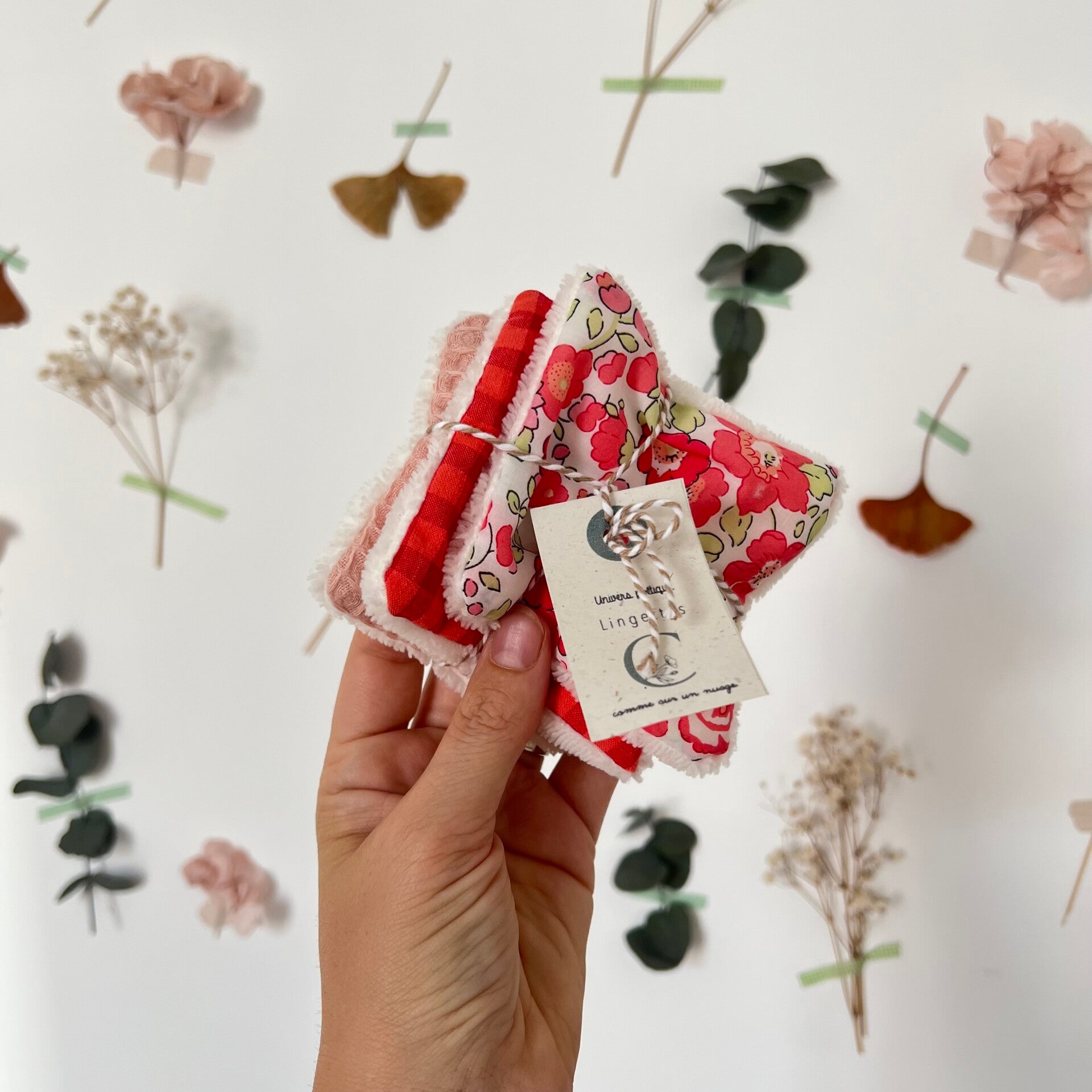 Betsy tagada + vichy pastèque + éponge rose