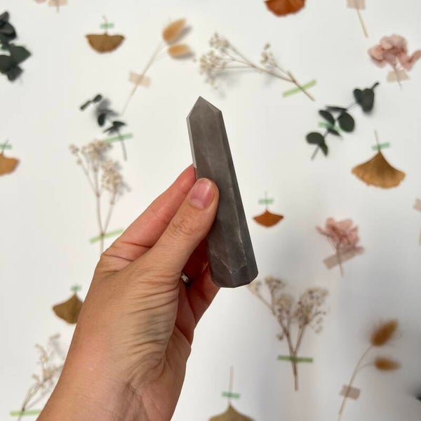 Quartz fumé, pointe