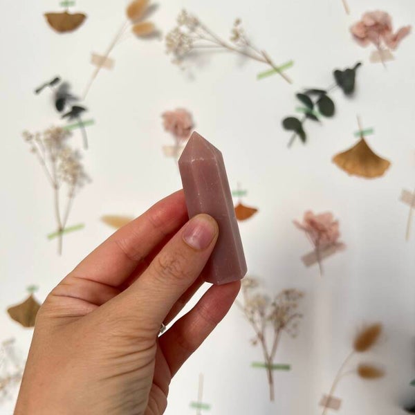 Opale rose, pointe