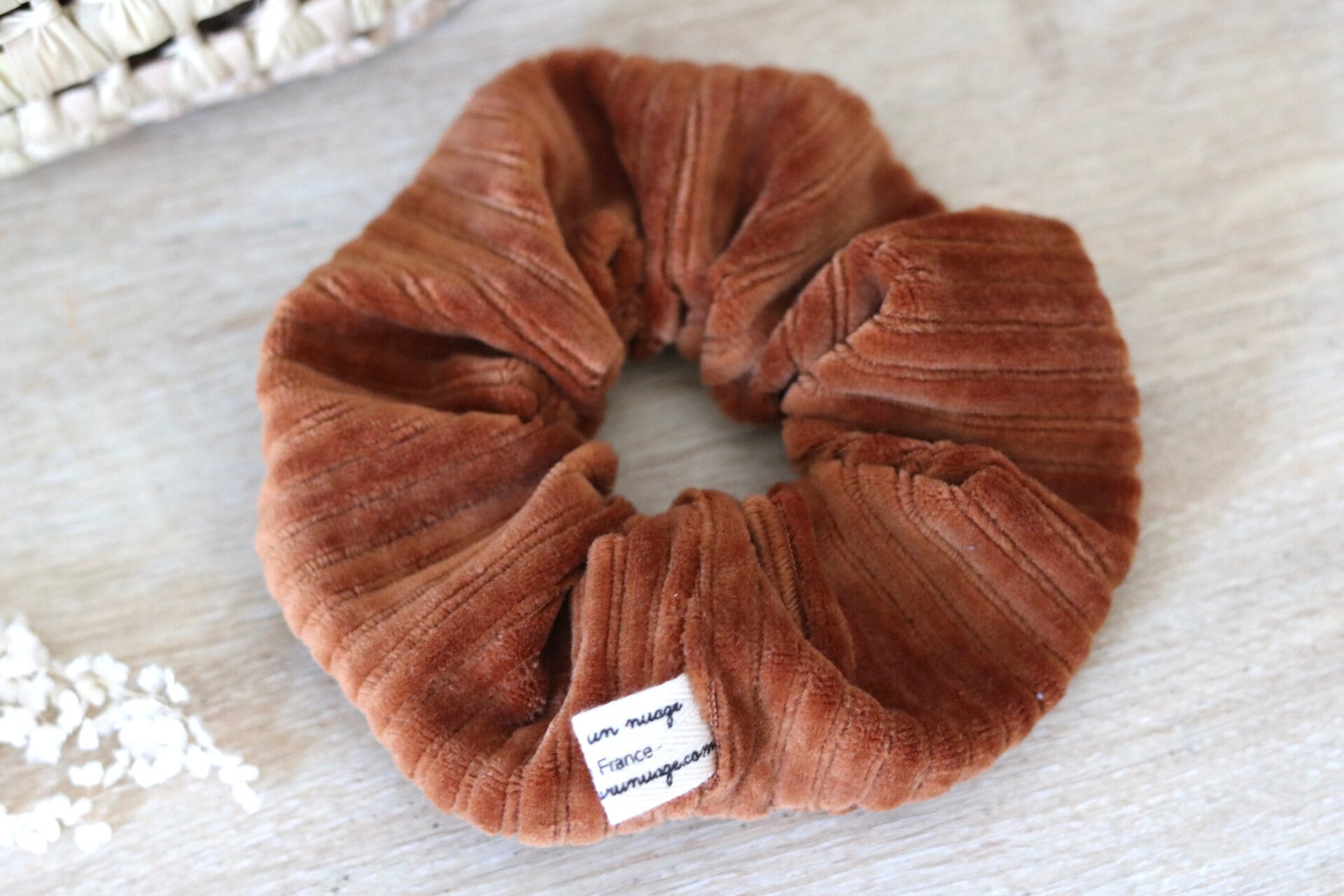 Chouchou, velours noisette