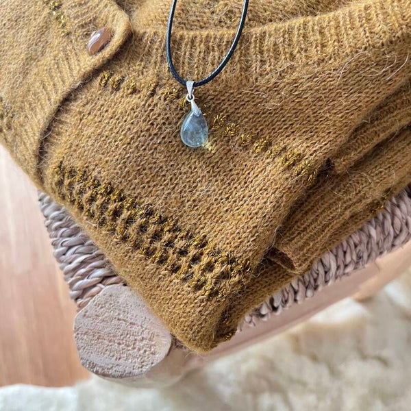 Aigue-marine, petit pendentif