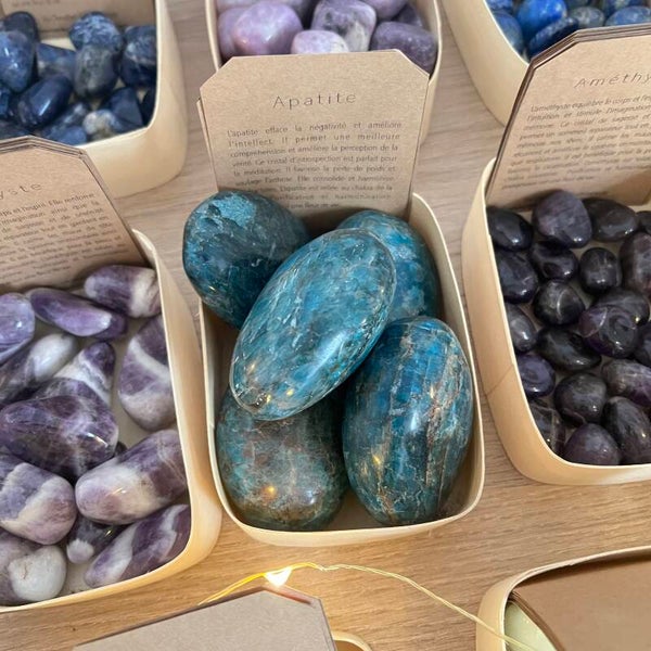 Apatite, joli galet de méditation
