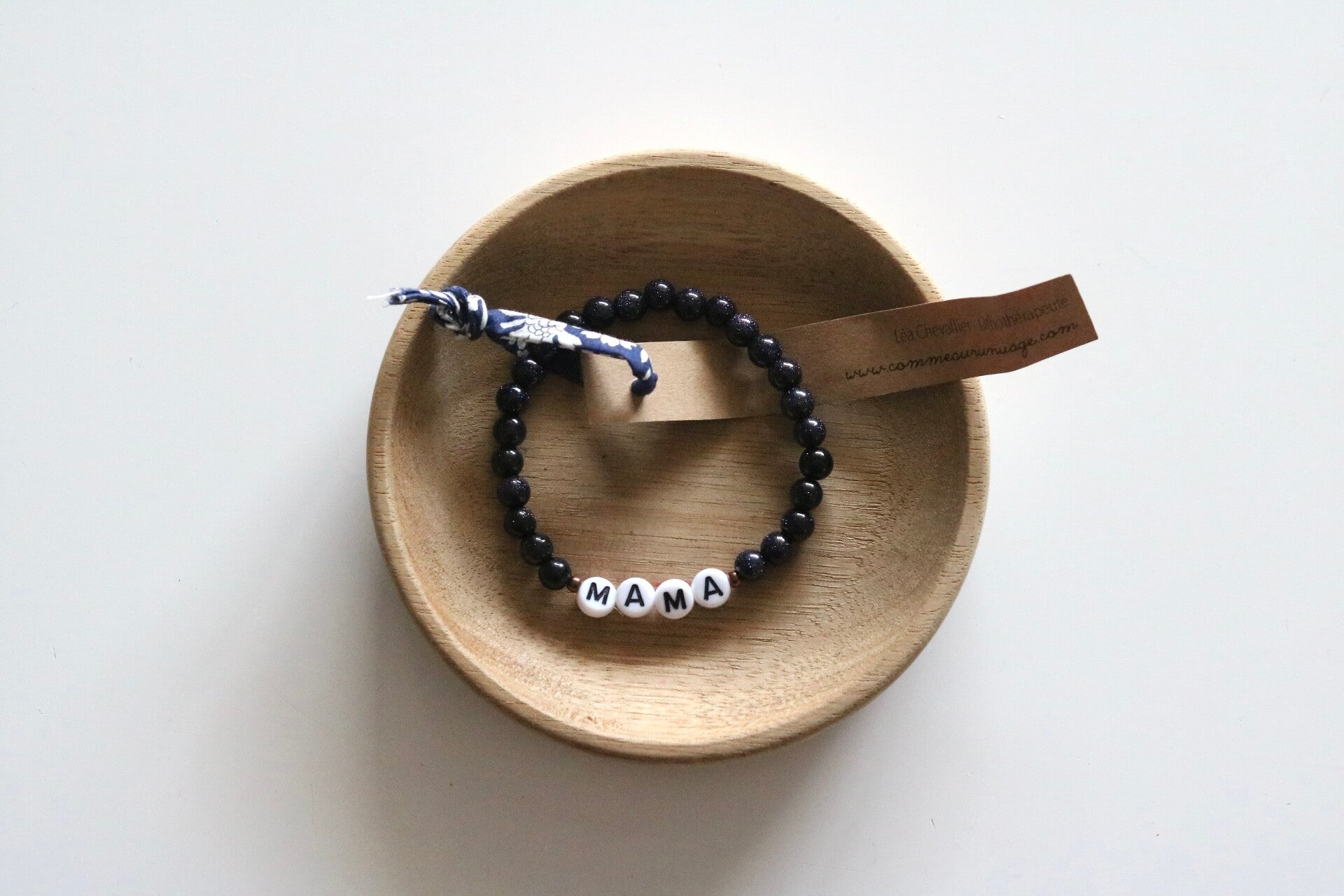 Obsidienne, bracelet
