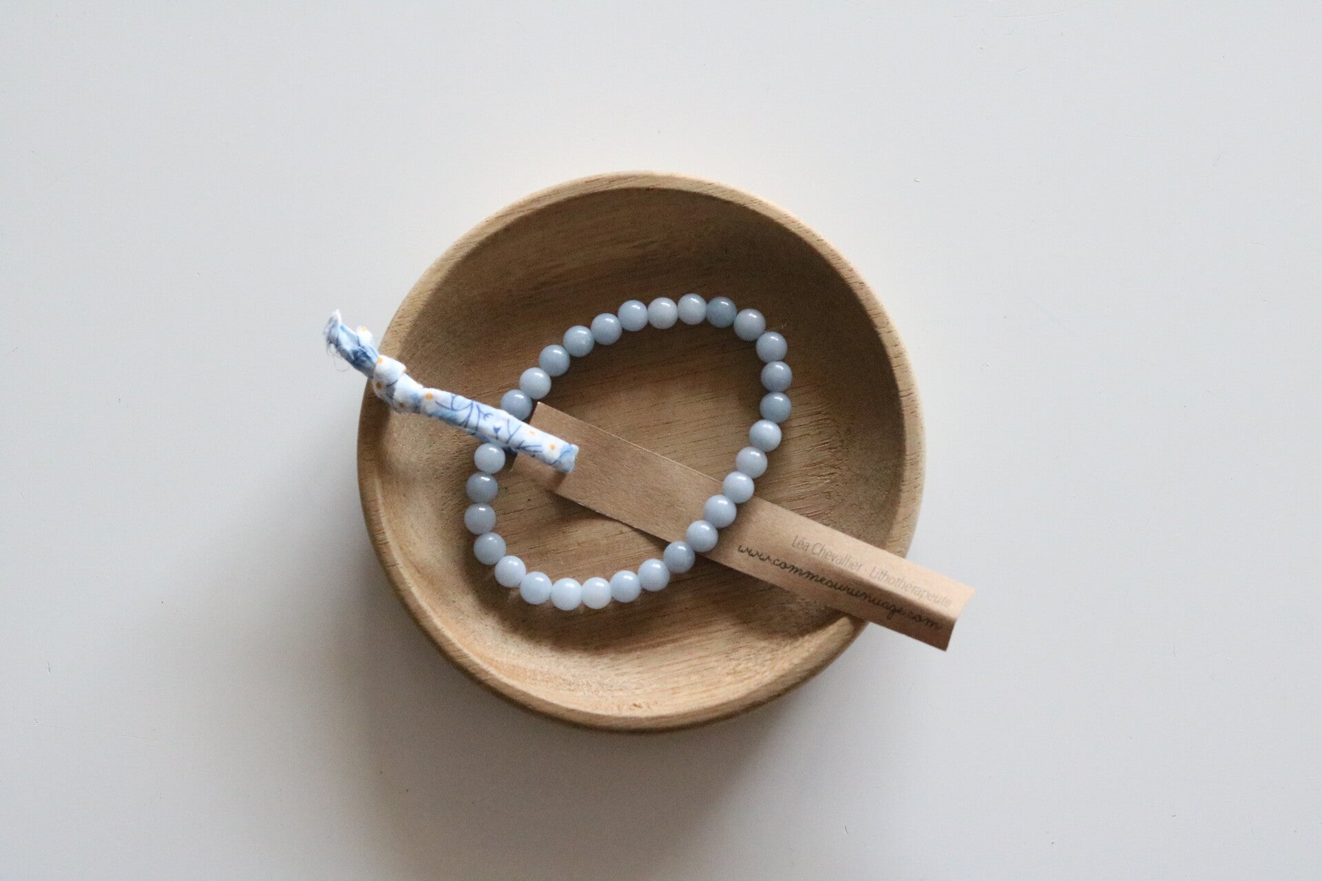 Angélite, bracelet
