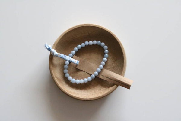 Angélite, bracelet