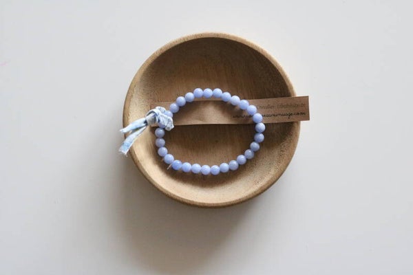 Calcédoine, bracelet