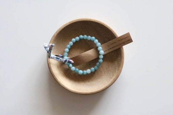Aigue marine, bracelet