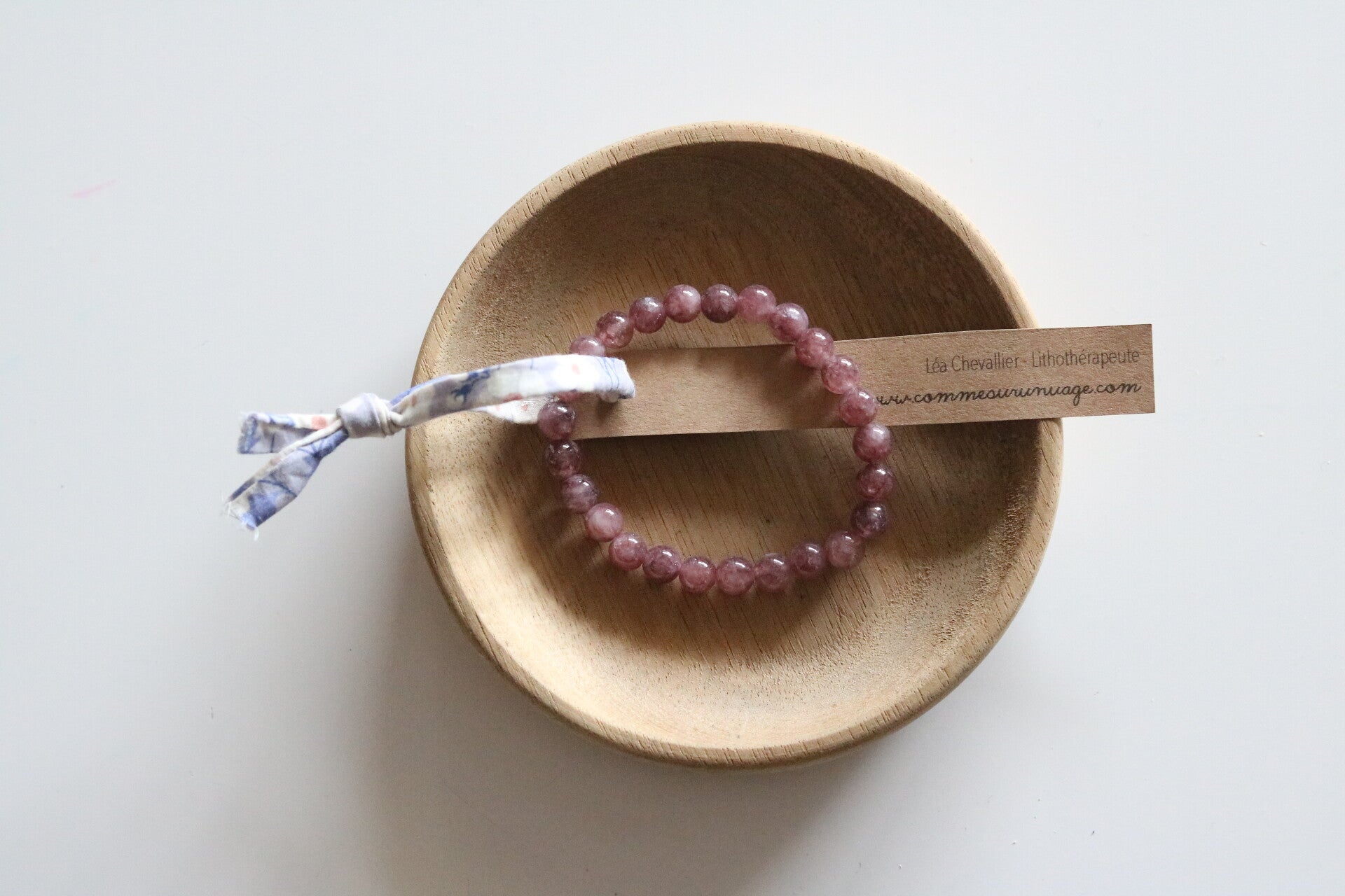 Lepidolite, bracelet