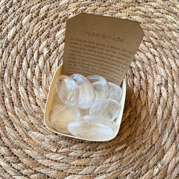 Cristal de roche, galet de méditation