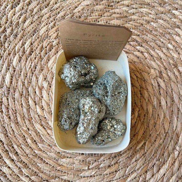 Pyrite, pierre brute