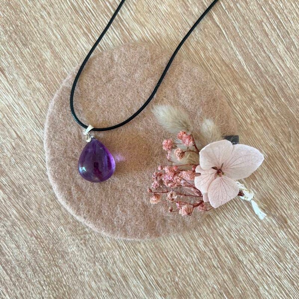 Améthyste, collier