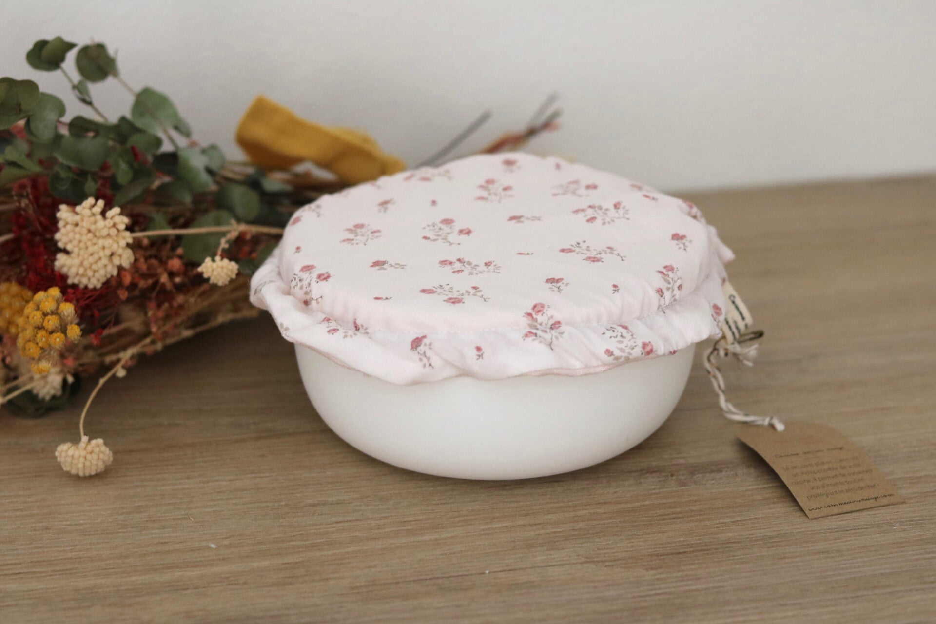 Le recouvre plat, imprimé romantique