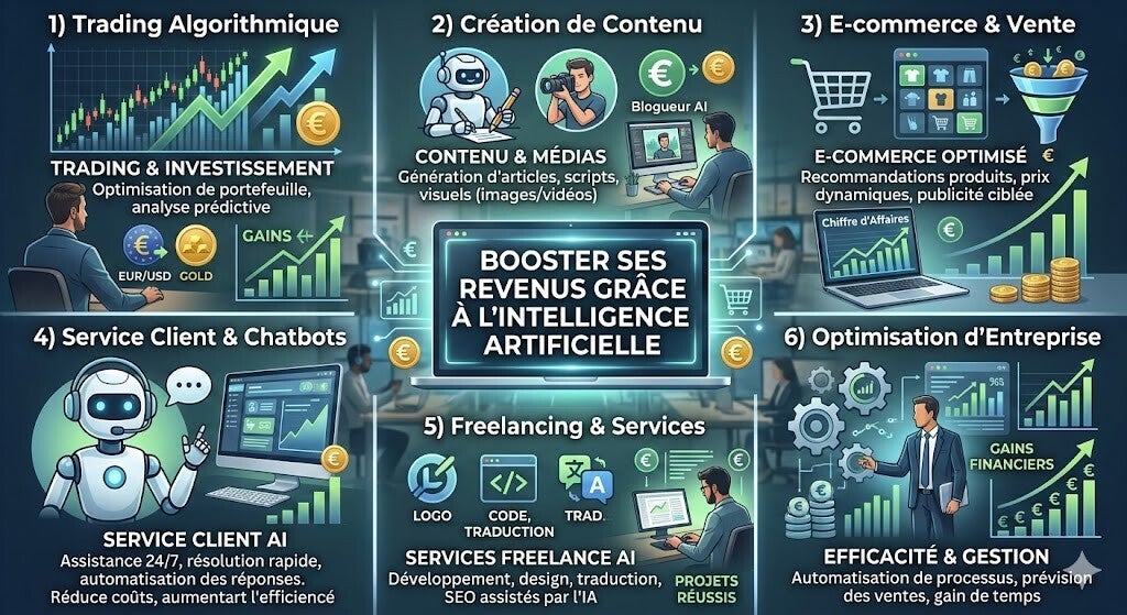 gagner des sous avec l'intelligence artificielle
