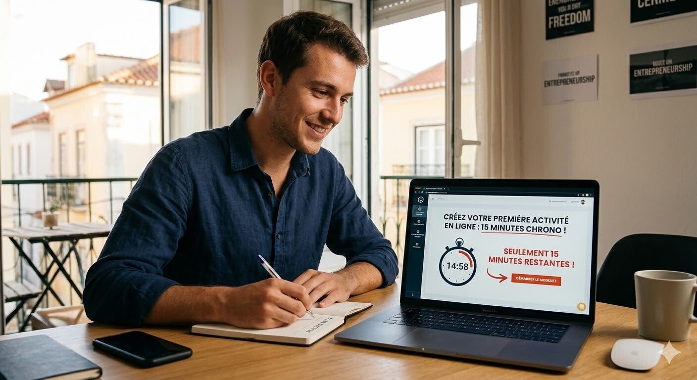créer une activité dans les 15 minutes avec la nouvelle opportunité
