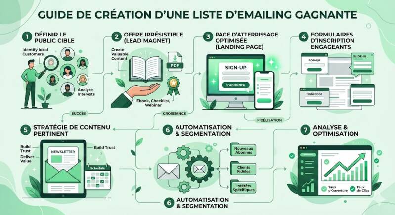comment créer sa liste d'emailing gagnante