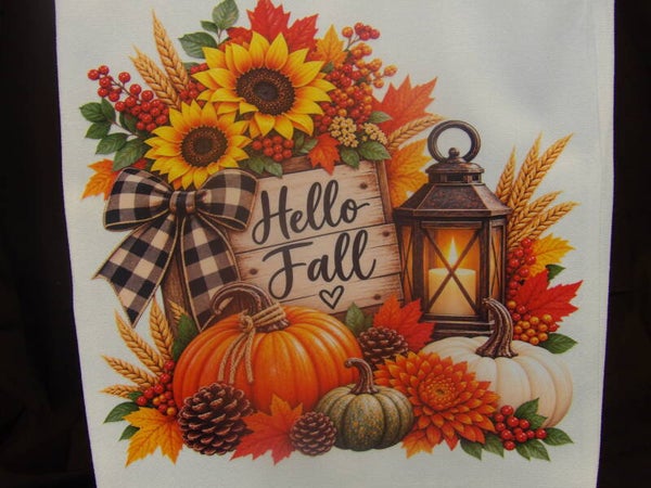 "Happy fall y'all"