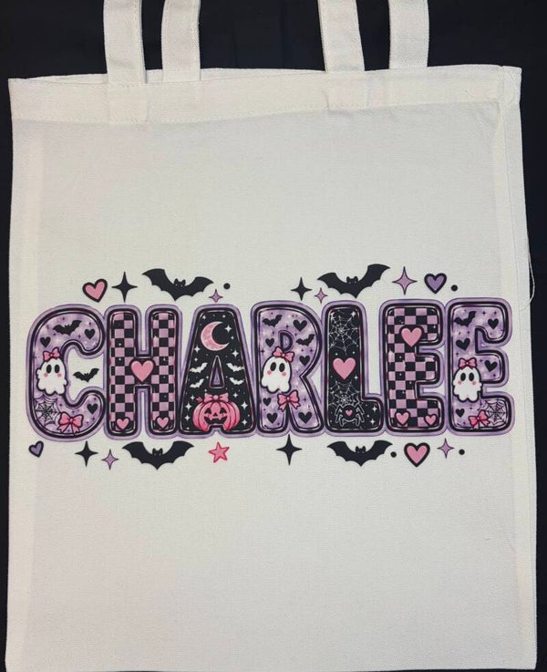 Customized name tote-bag