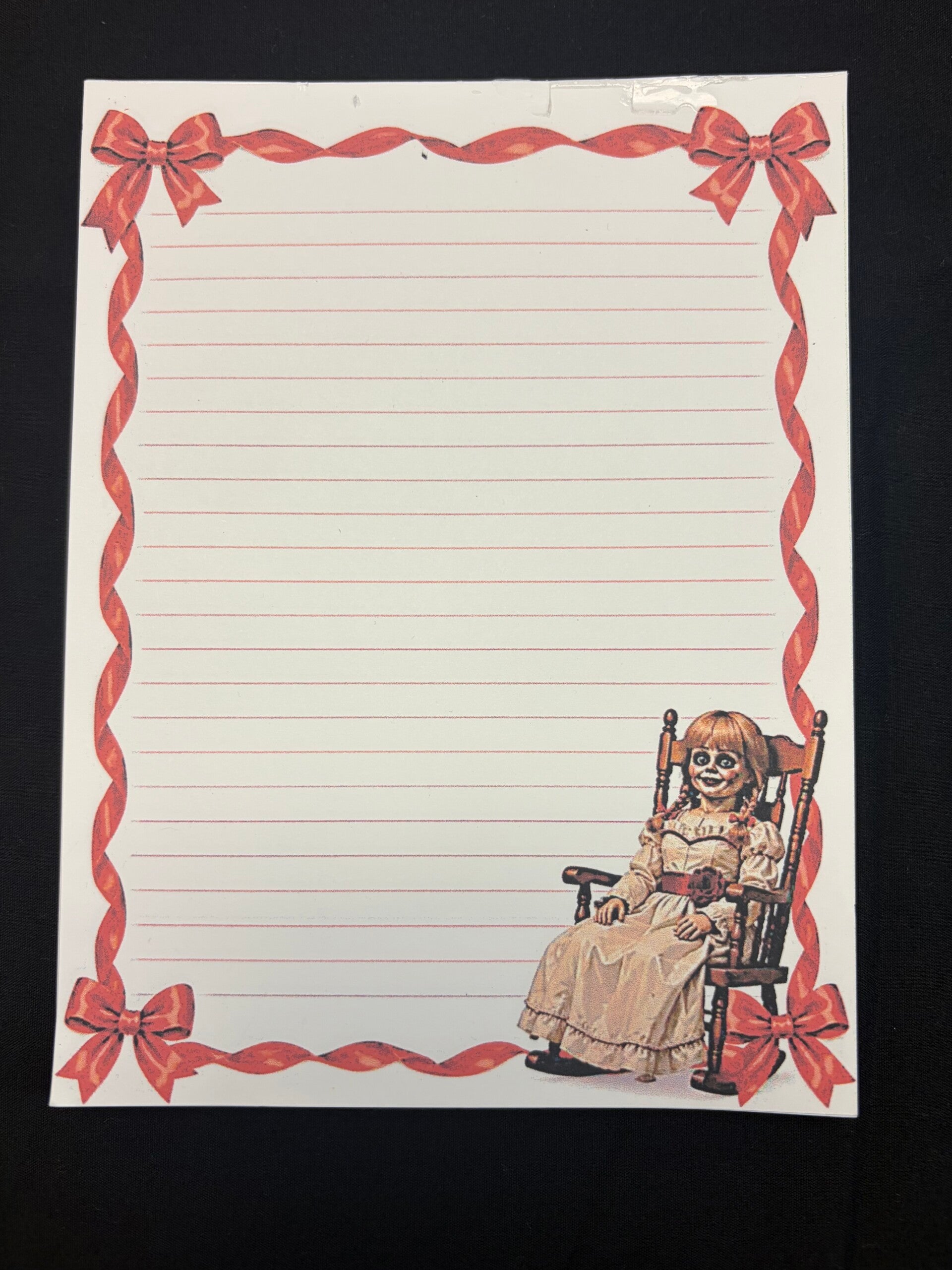 Annabelle notepad
