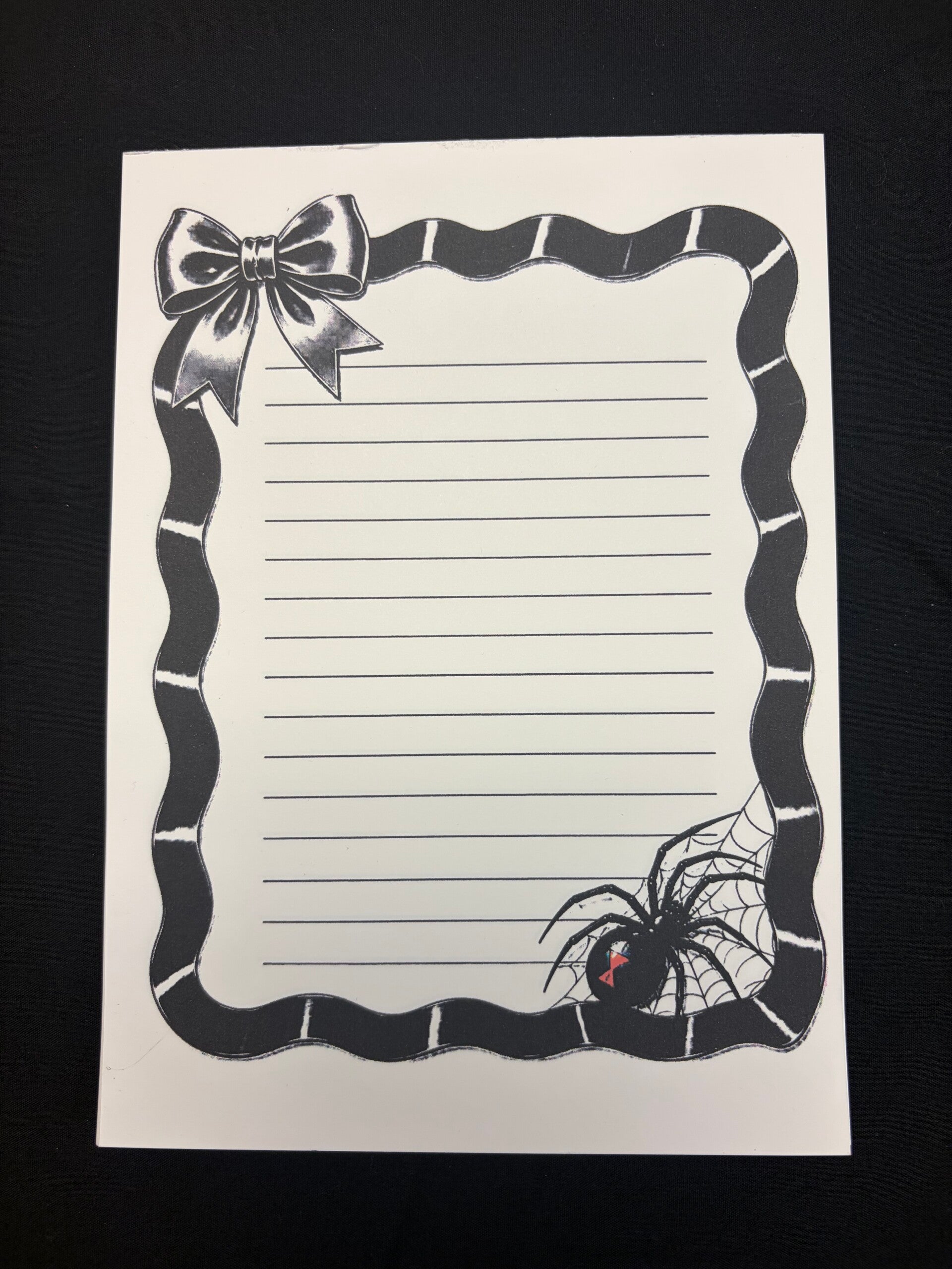 Spider notepad