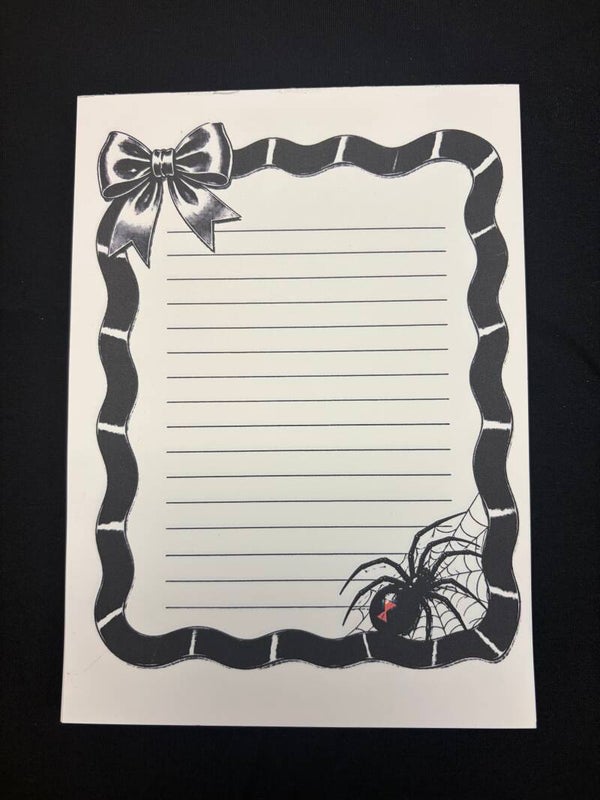 Spider notepad