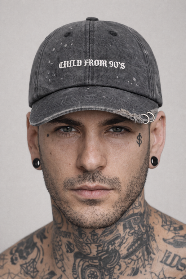 LOGO DISTRESSED CAP