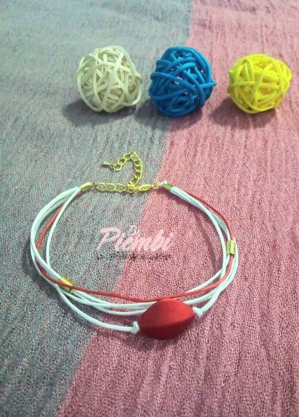 Pulsera "Red&white"