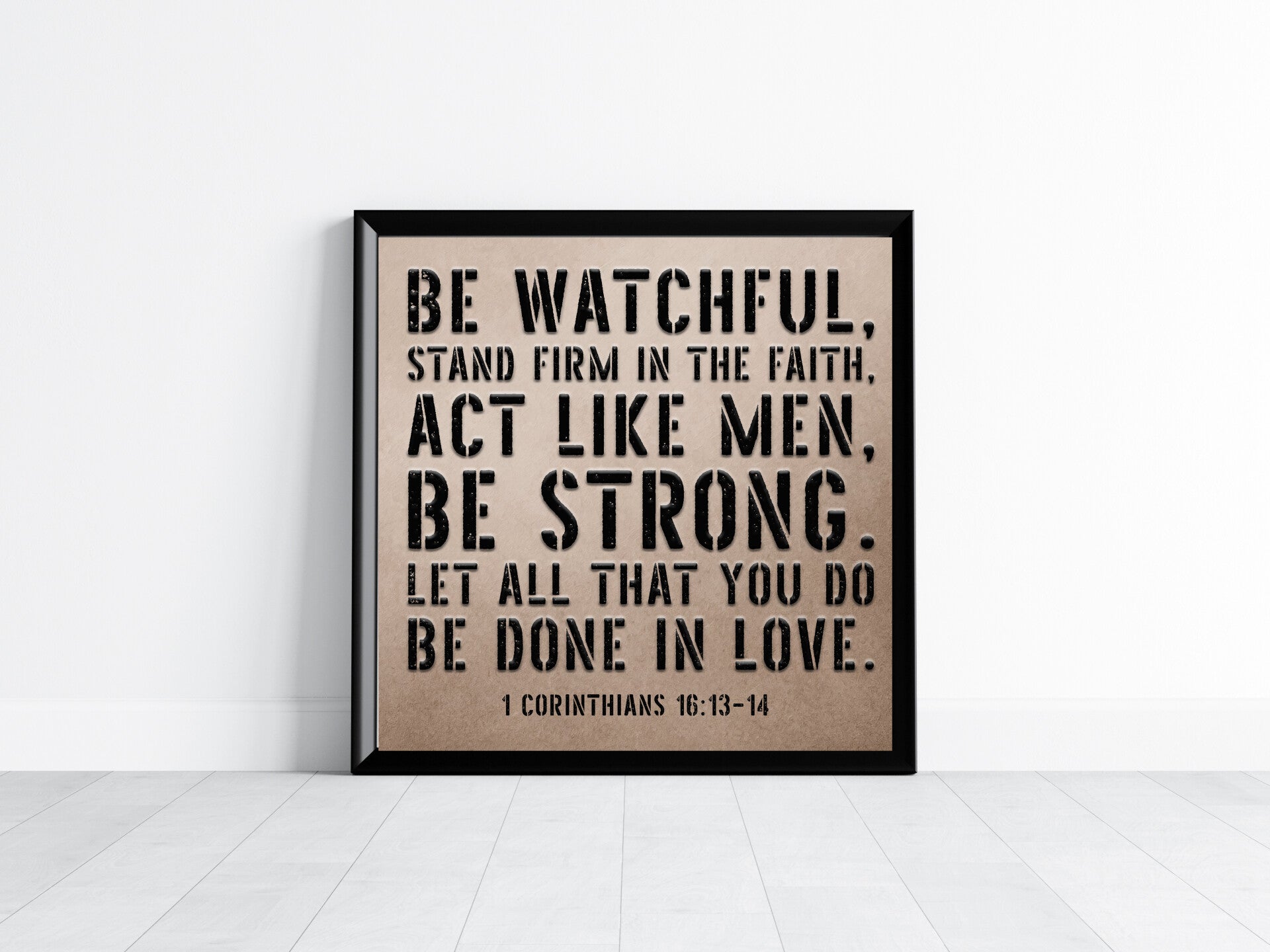 Be Watchful (Hand Dyed) Print