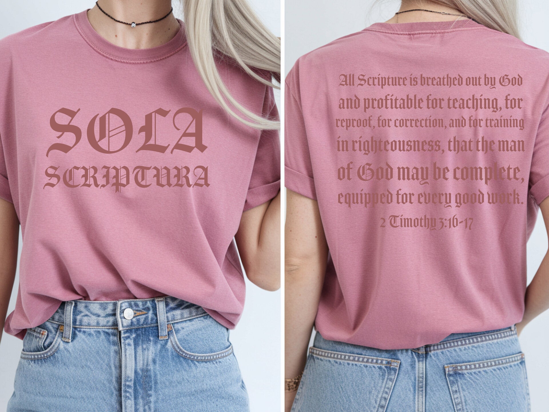Mauve Sola Scriptura
