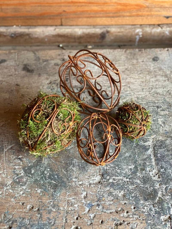 Mosbal roest langwerpig L