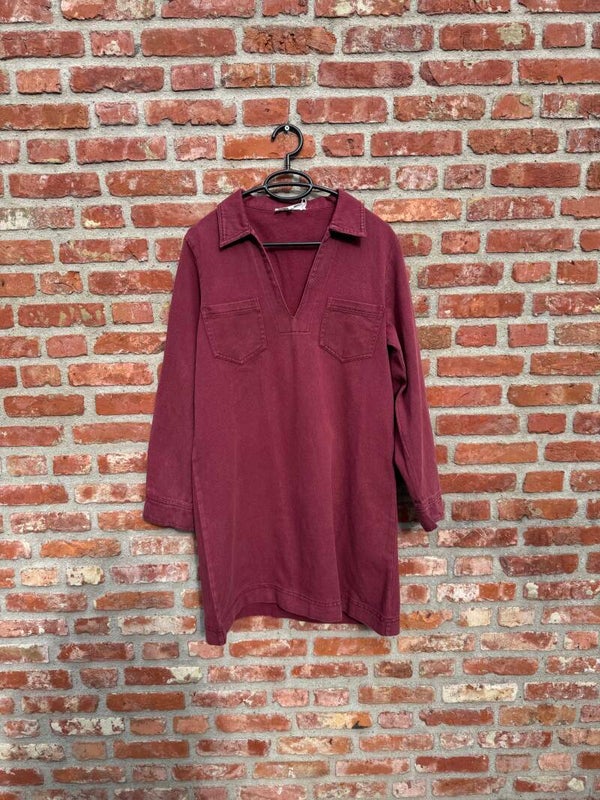 Kleedje bordeaux