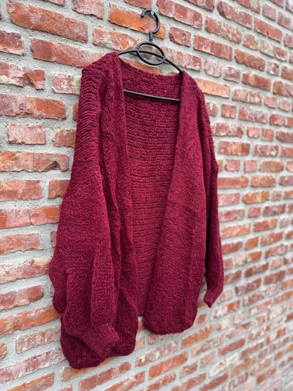 Gilet bordeaux