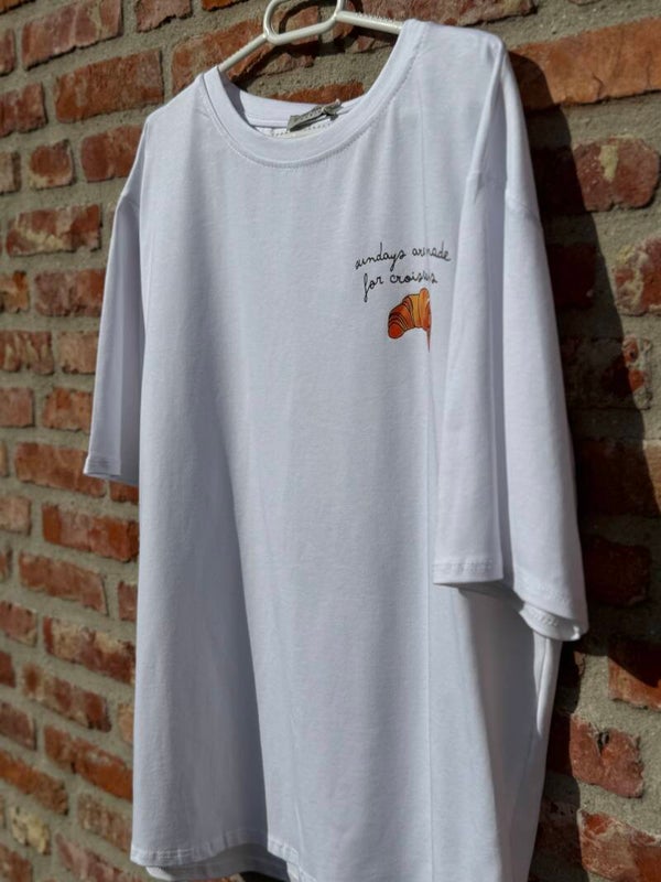 T shirt croissant