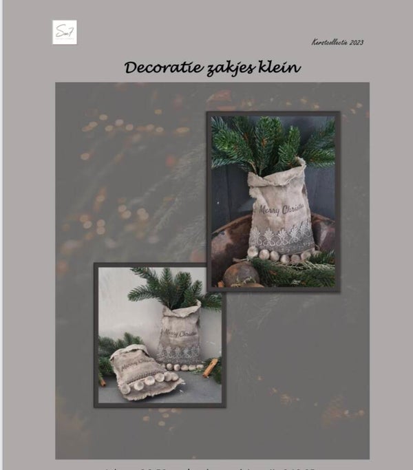 Decoratiezakjes klein