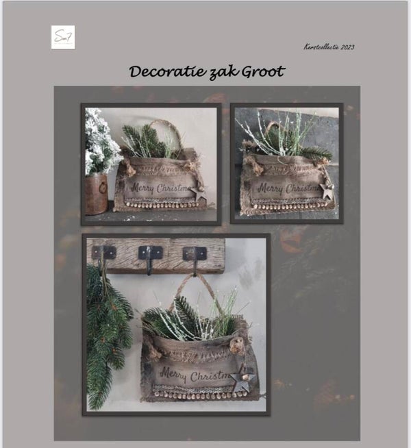 Decoratiezak groot