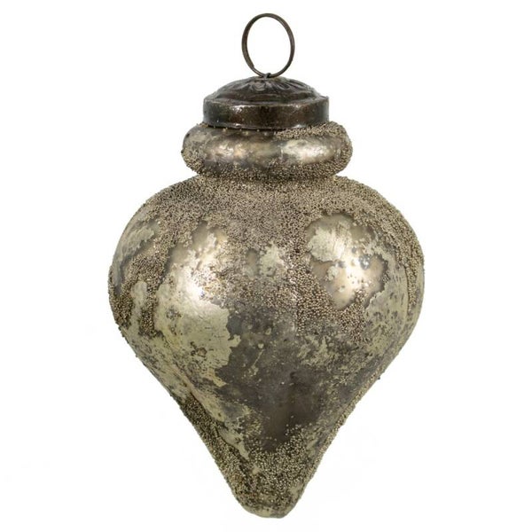 Kerstbal gold sprinkle