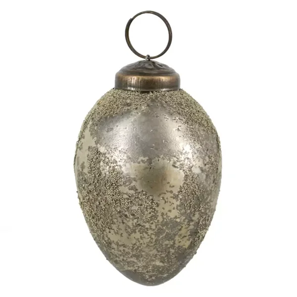 Kerstbal gold sprinkle