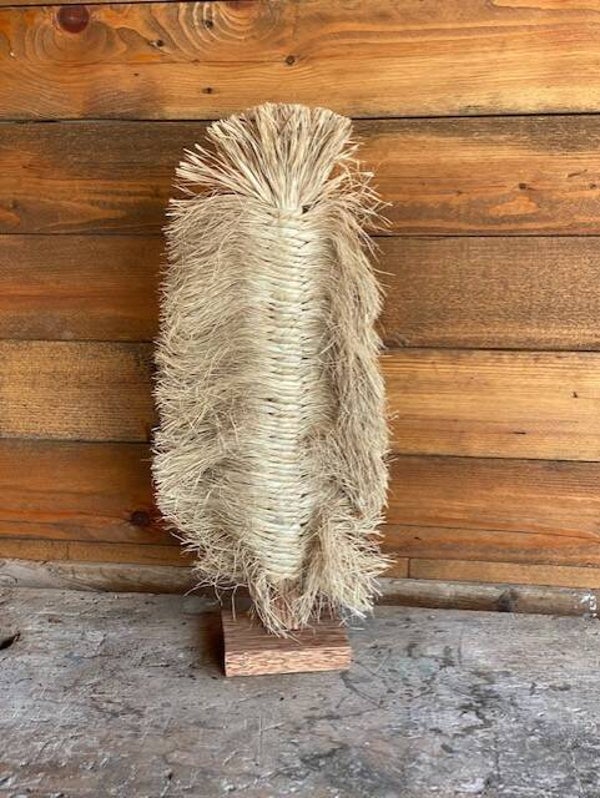 Decoratie met zeegras groot