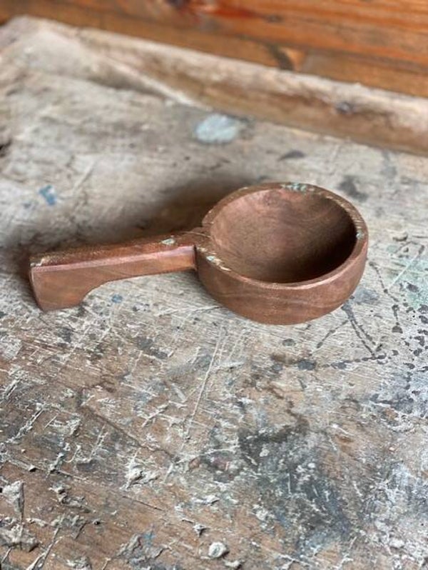 Houten lepel met handvat