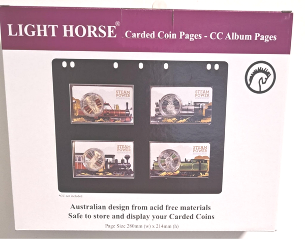 LIGHT HORSE® Carded Coin Album Page