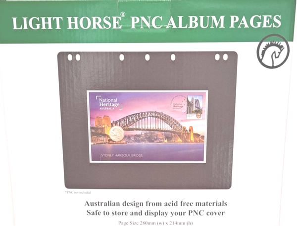 LIGHT HORSE®PNC Album Page Standard (Green Box - 10 Pages)