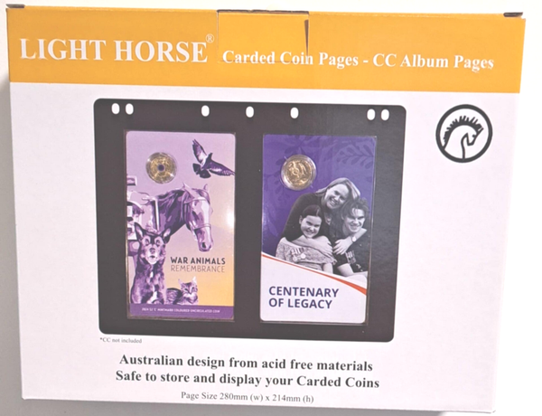 LIGHT HORSE® Carded Coin Album Page