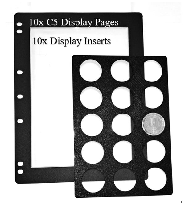 50¢ Cent Coin Insert pack for SAFE Capsules (10 Pack)