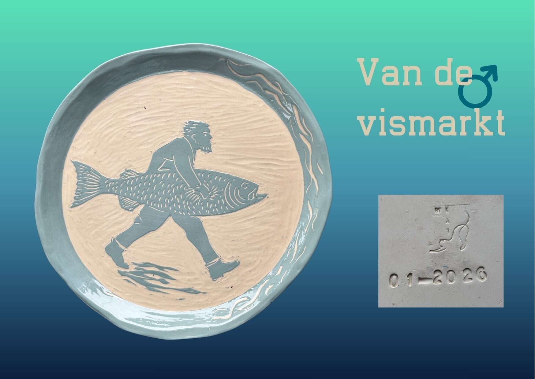 Van de vismarkt (man)