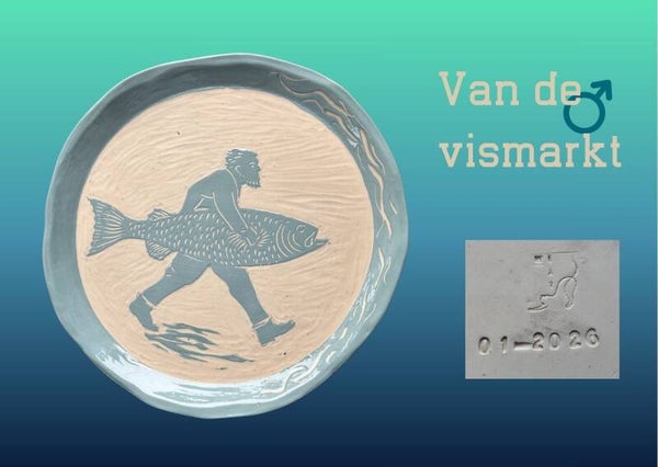 Van de vismarkt (man)