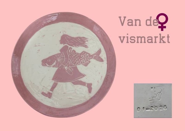 Van de vismarkt (vrouw)