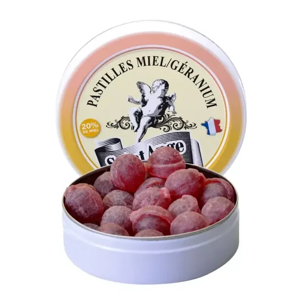 Handgemaakte snoepjes Honey Geranium Violet Flavor 50 gr