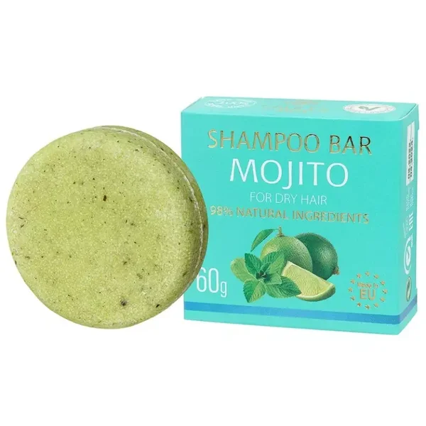 SOLID SHAMPOO BAR 60g in Box-Mojito