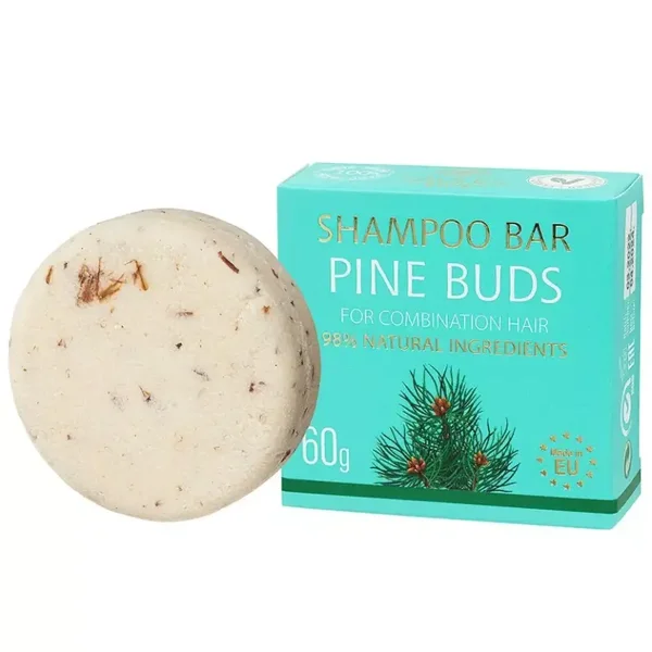 SOLID SHAMPOO BAR 60g in Box-Pine Buds