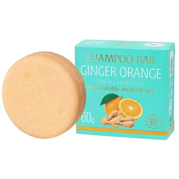 SOLID SHAMPOO BAR 60g in Box-Ginger Orange